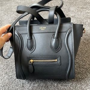 NANO LUGGAGE BAG IN SMOOTH CALFSKIN
BLACK